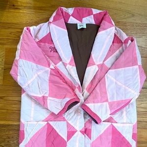 Psychic Outlaw chore coat, 20” from pit to pit, 30” long, customized for Mae